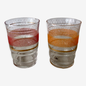 Verres granités à liqueur