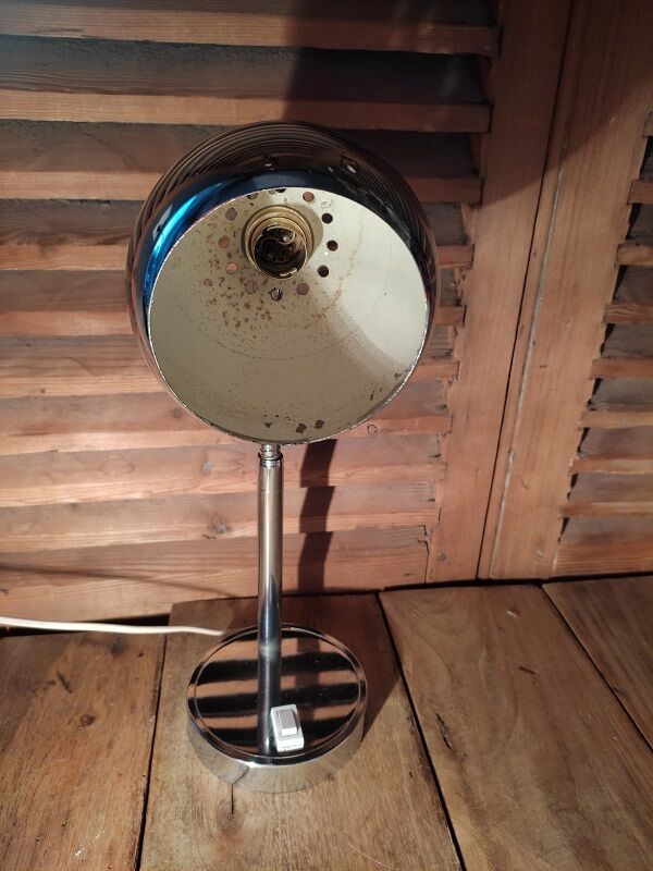 Lamp ball desk bedside Metal stainless steel chromed dpm 1122411