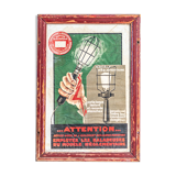 Frame displays electrical work