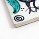 Hand-painted ceramic tile