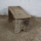 Vintage handcrafted raw foot stool