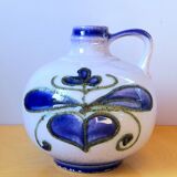 Vase ou pichet en céramique émaillée Strelha 60s