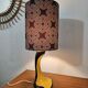 Lampe céramique vintage forme libre Jaune et Noir