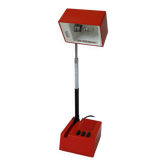 Red telescopic lamp or wall light