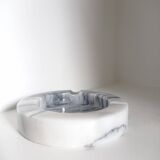 Round marble ashtray