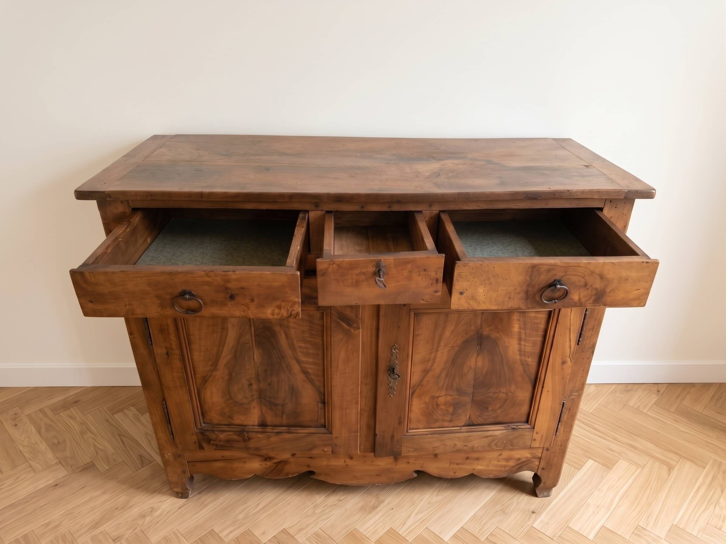 Buffet ancien en bois massif