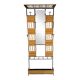 70s rattan coat rack