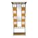 70s rattan coat rack