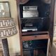 Cherry wood bonnet 2 doors and 1 drawer
