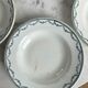 Ironstone set of 5 deep plates St Amand