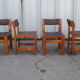 Set de 4 chaises orme Regain vintage 1970