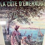 Affiche SNCF sur la Côte d'Emeraude