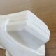 Art Deco soap dish in white porcelain