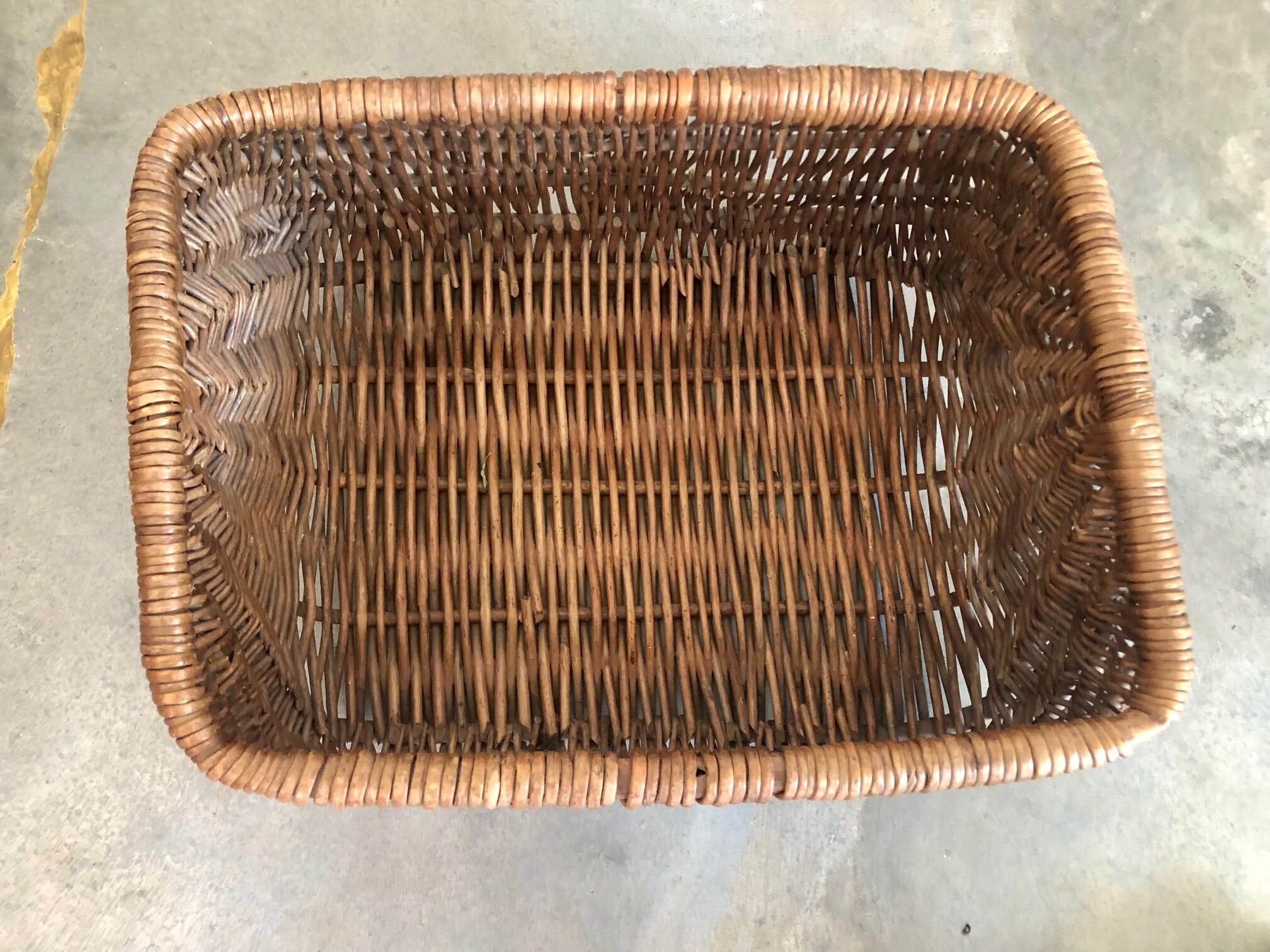 Wicker basket vintage