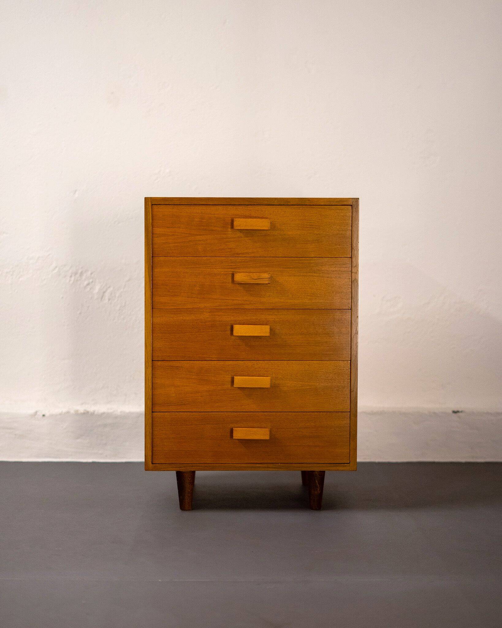 Mid-century bedside table or chest of drawers
