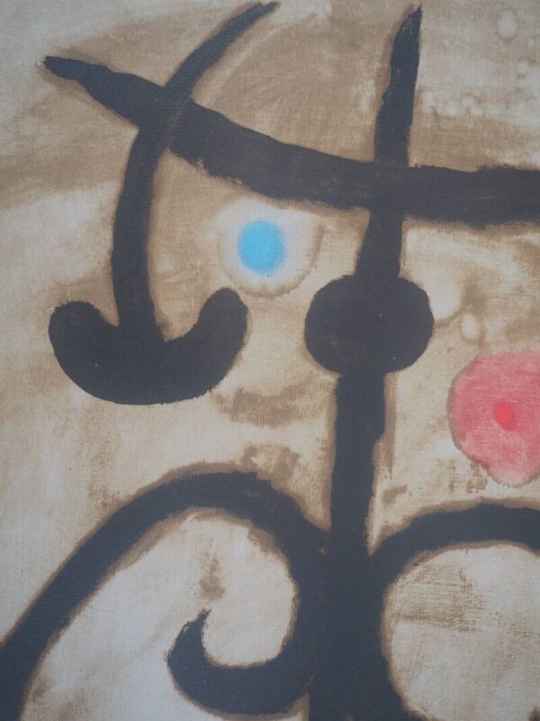 Joan Miro : Soeurs jumelles - Lithographie signée