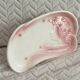 Beautiful plate under pink cup "art nouveu"