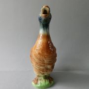 Duck pitcher in slip, Saint Clément France, 1960s