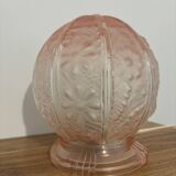 Vintage polished glass table lamp