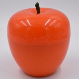 Vintage ice bucket in the shape of an orange apple
