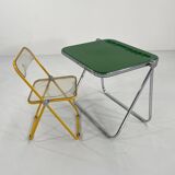 Platone Green Folding Desk by Giancarlo Piretti for Anonima Castelli, 1970