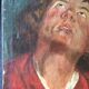 "portrait of man" oil on canvas signed mantovani 1918