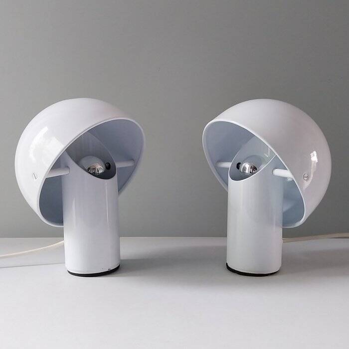 Set of two Italian table lamps from the 70s