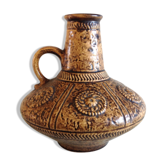 Fat Lava brown amphorae vase 60/70