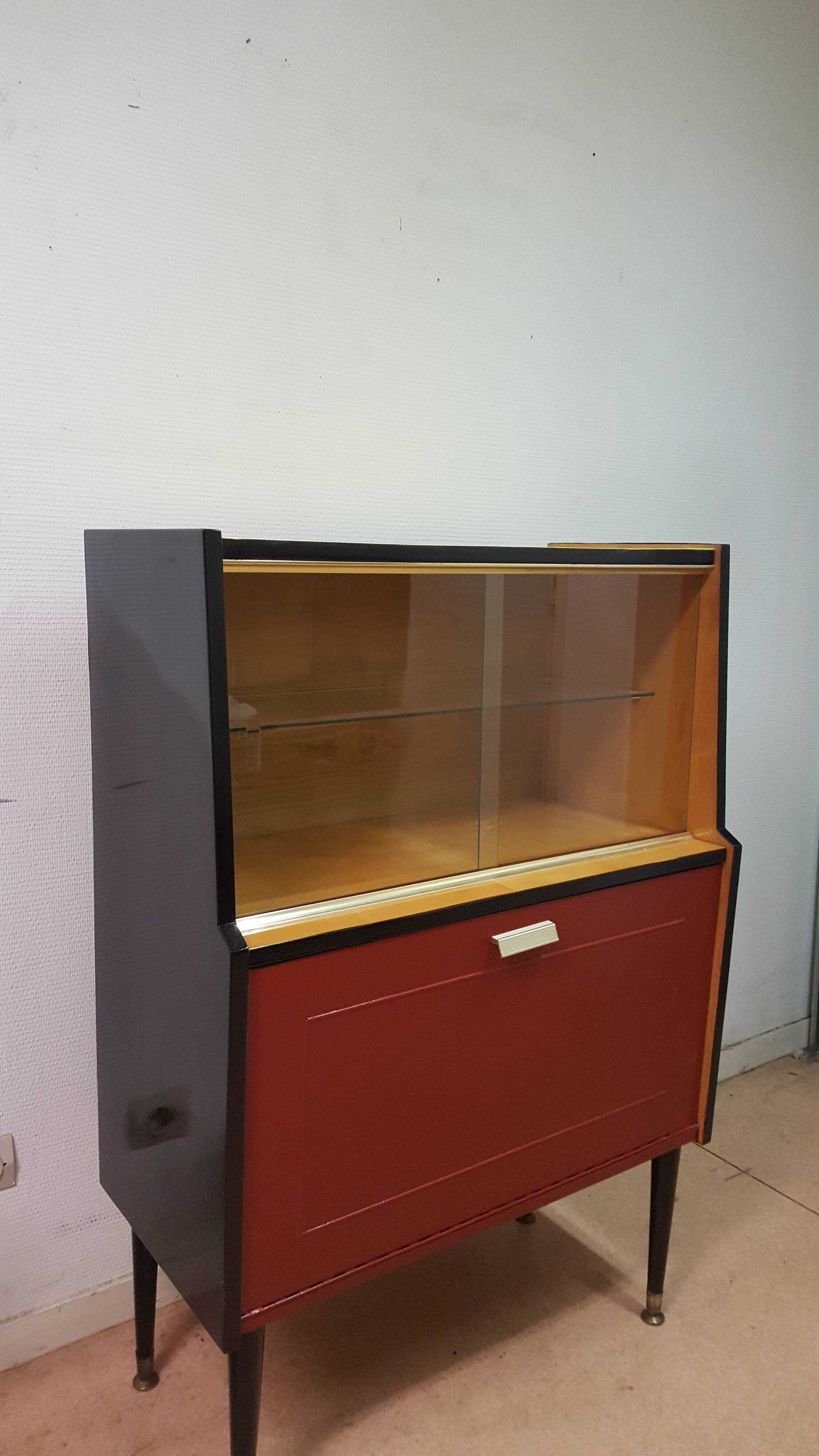 Meuble bar années 60