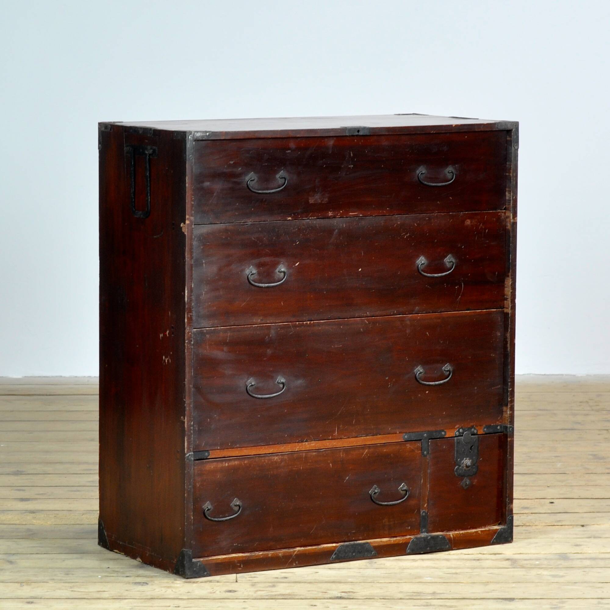 Japanese Tansu chest of drawers, circa 1890