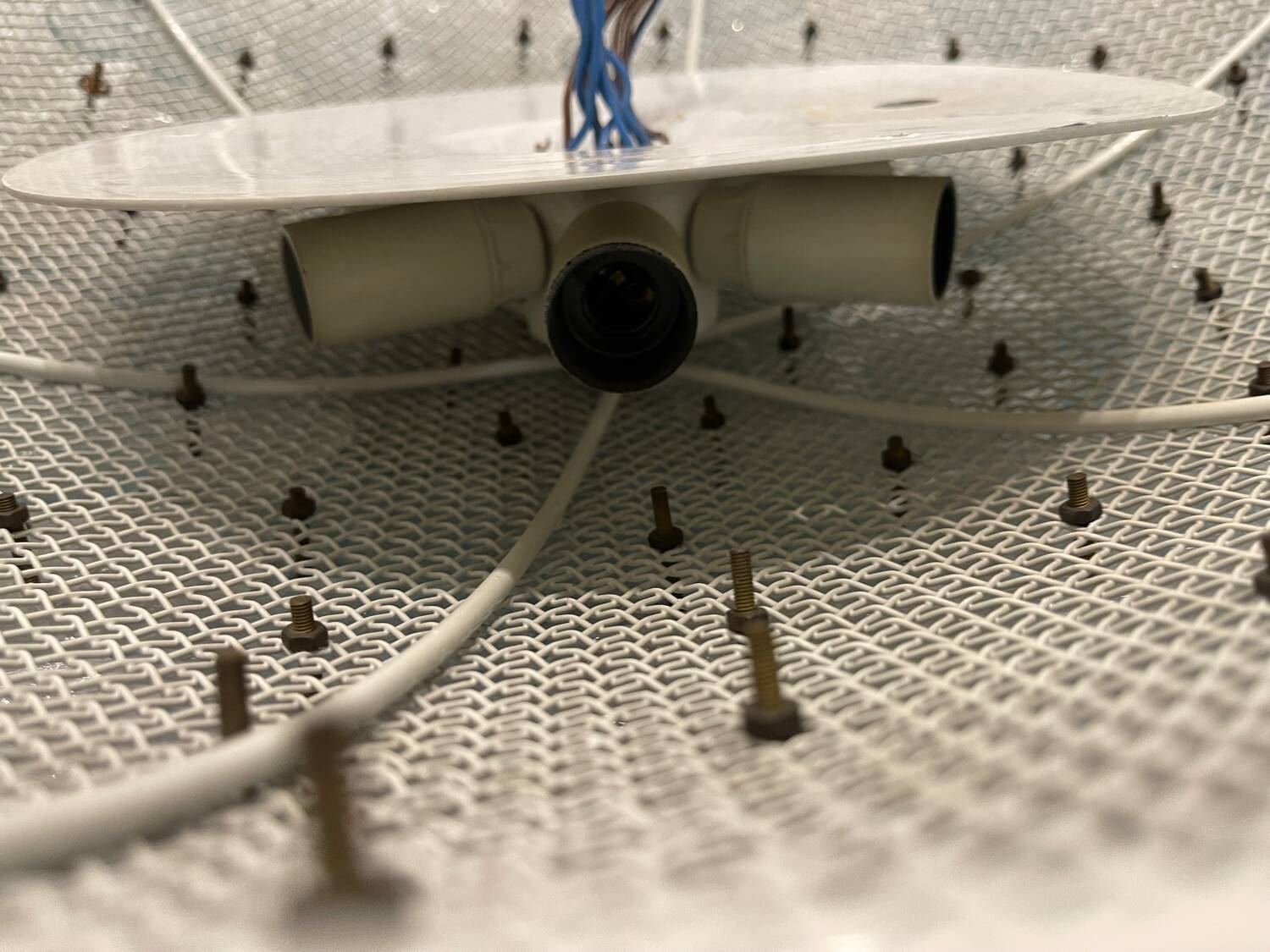 Large Murano Glass Flower Flushmount by Seguso 1960’s