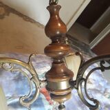 Vintage 3-spoke chandelier