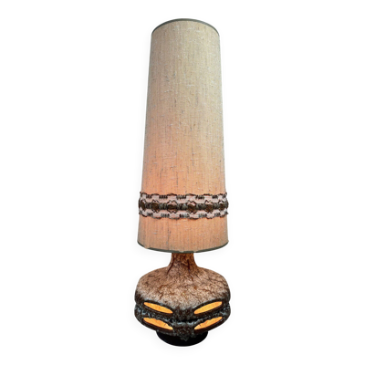 Lampe de sol vintage XL en fat lava – Stein Keramik