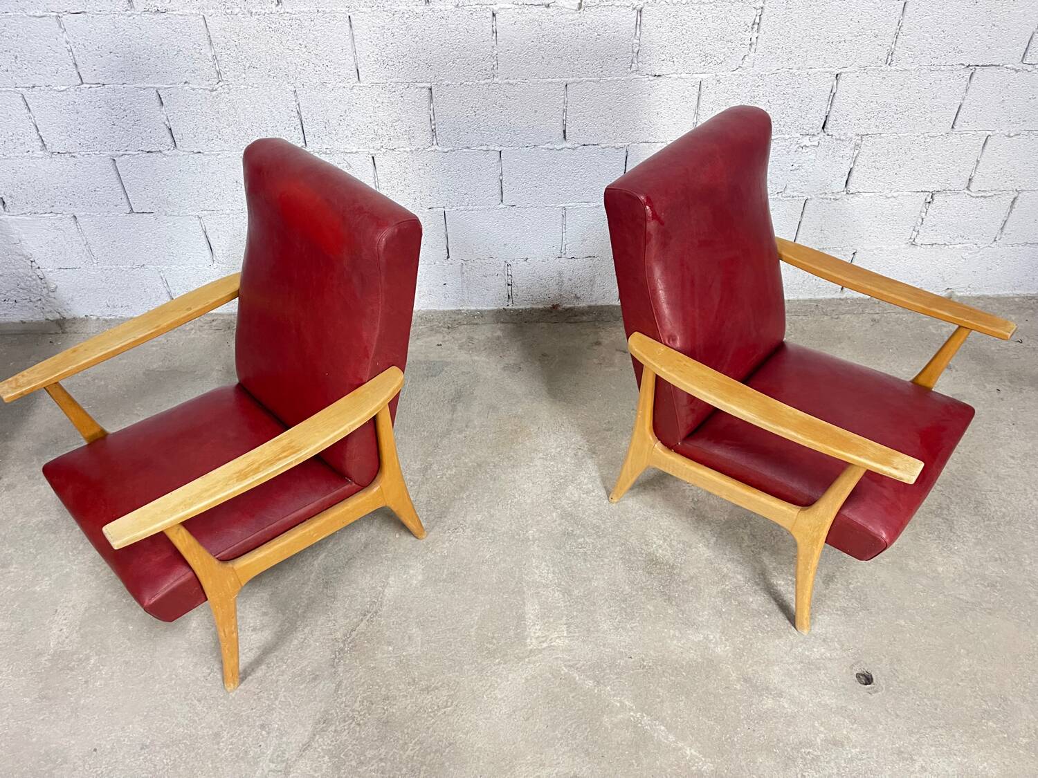 Pair of vintage Stella armchairs