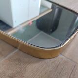 Asymmetrical mirror free-form rearview mirror