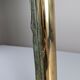Monumental Valenti table lamp with fan palm leaf in bronze and brass, 1970s