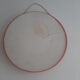 Vintage round mirror orange 60s 70s