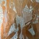 Cubist table copper engraving