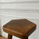 High stool in elm by Olavi Hanninen