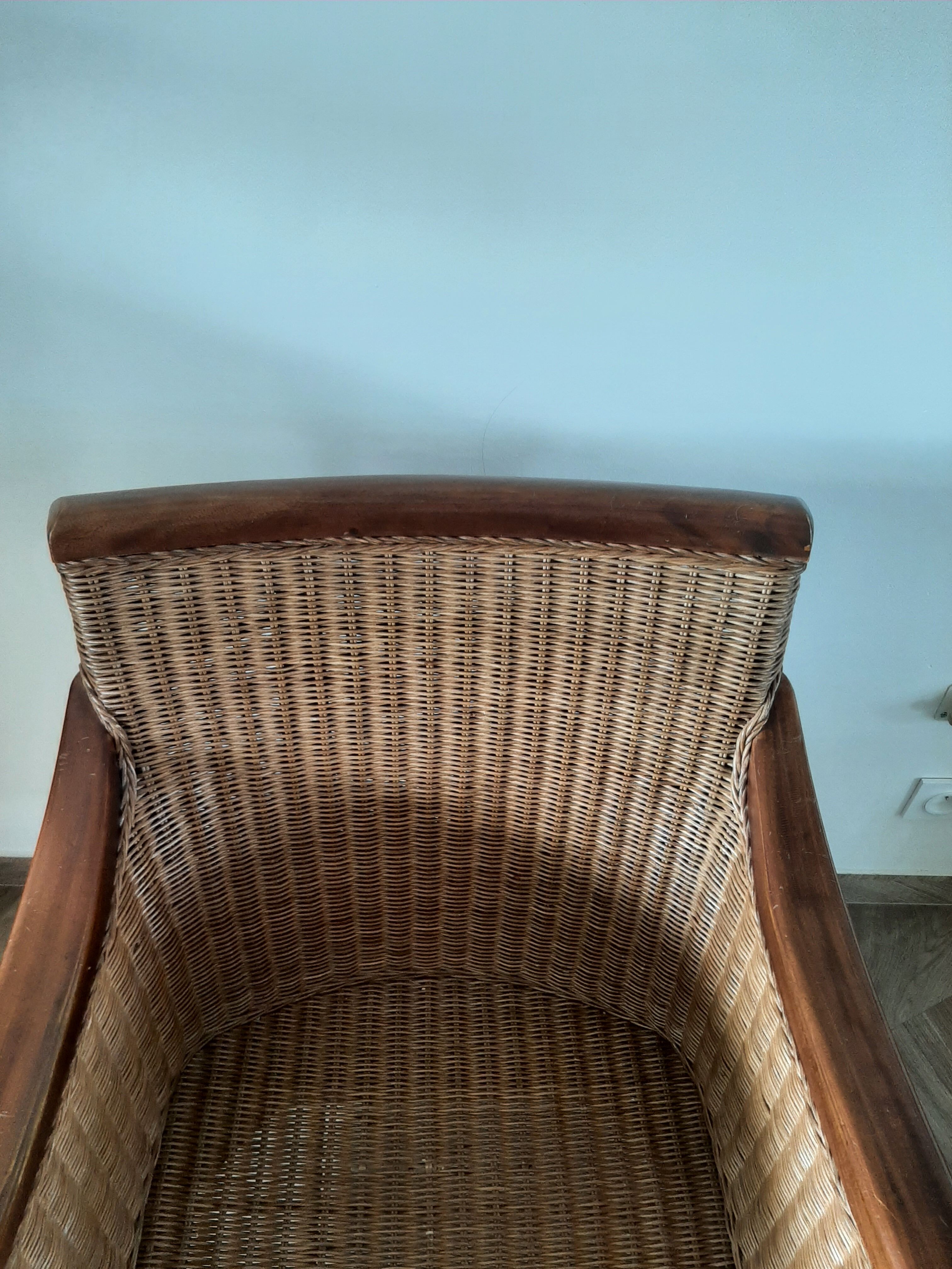 Fauteuil rotin