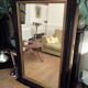 Large wooden mirror 90x144cm