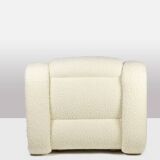Pair of armchairs with fine curls. Contemporary work.