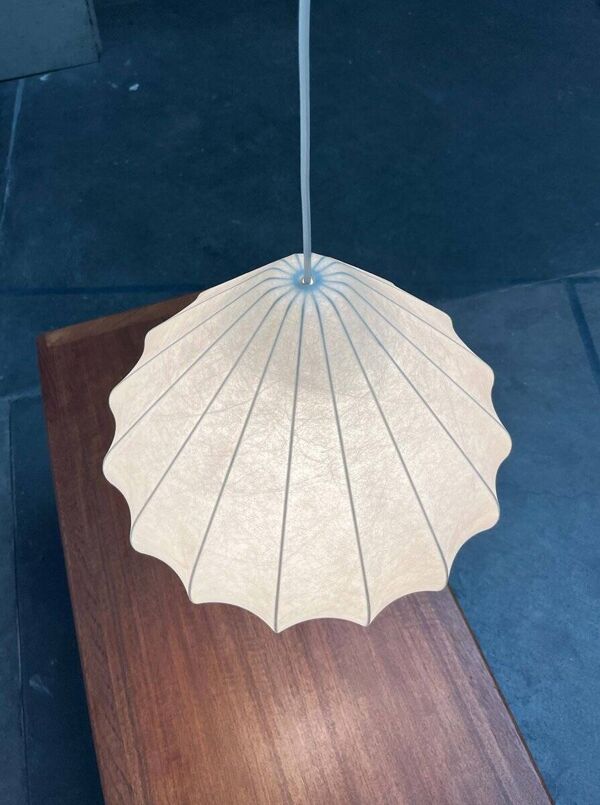 Suspension Cocoon Moderne du Milieu du Siècle par Friedel Wauer pour Goldkant Leuchten, Allemagne, années 1960