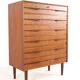 Large Danish 'Olsted' chest of drawers in teak