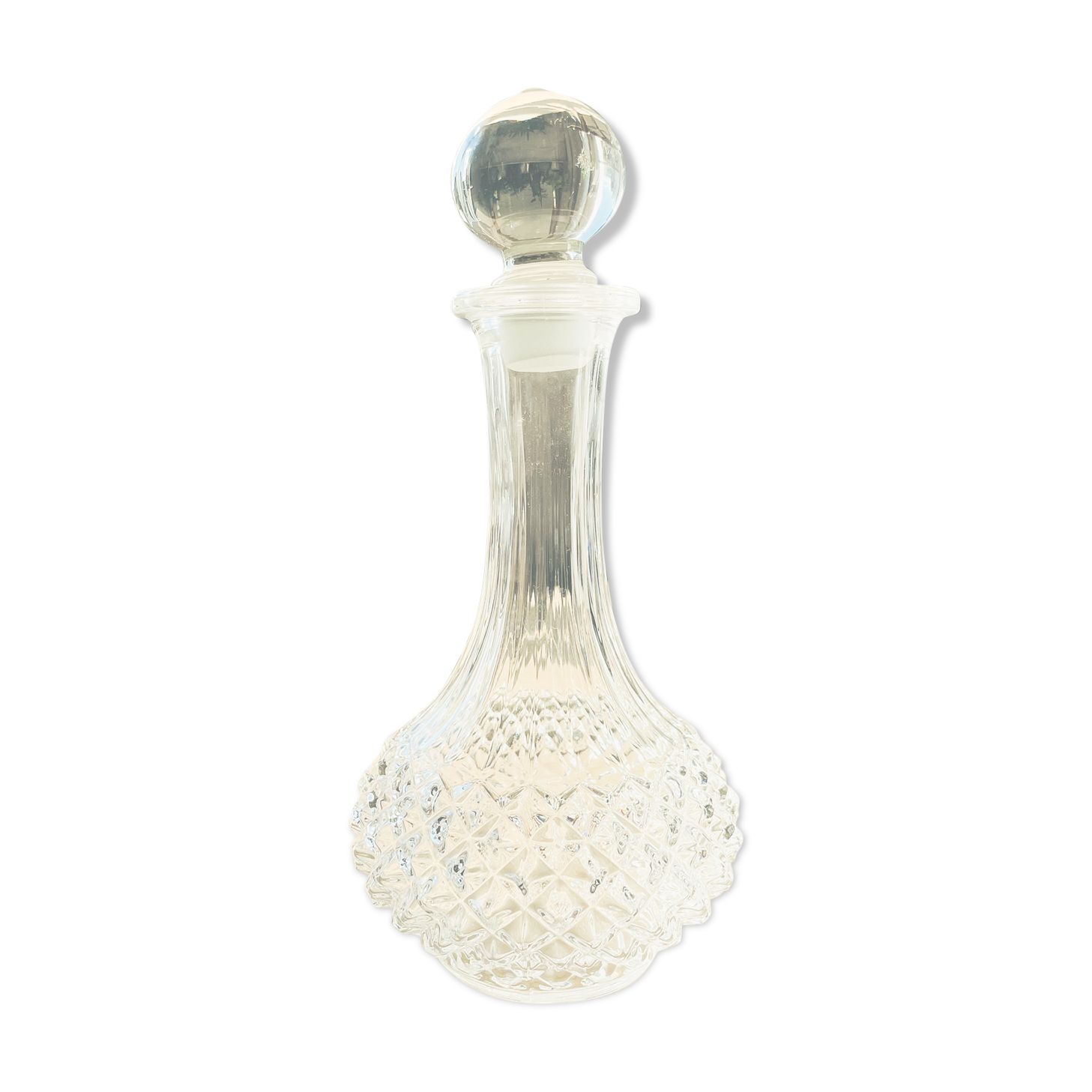 Vintage glass decanter