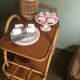 Desserte rotin bambou