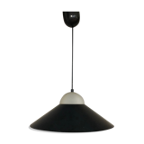 Lamp suspension design metal and frosted glass