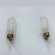 Set of 2 Barovier & Toso wall lamps sconce, 1950s Italy
