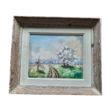 Spring landscape table