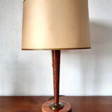 Art deco wooden liner lamp